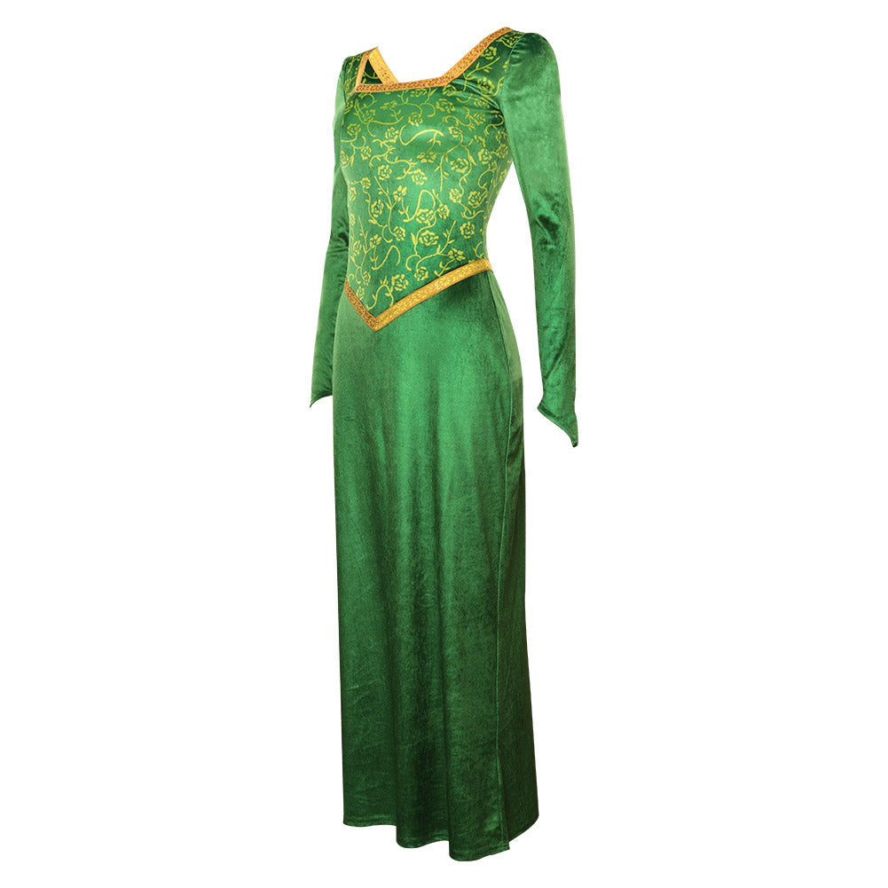 Shrek Fiona Kids Cosplay Costume