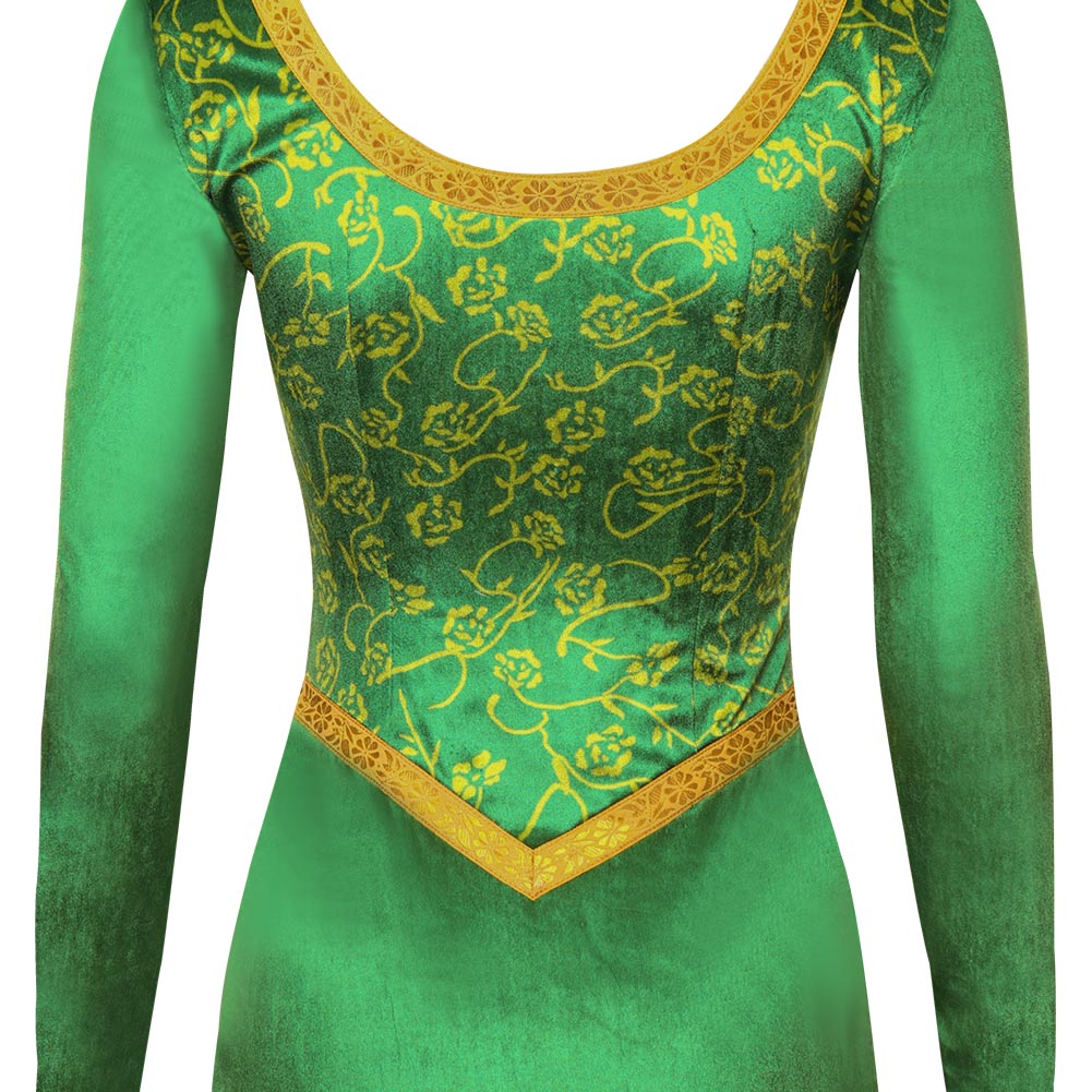 Shrek Fiona Kids Cosplay Costume