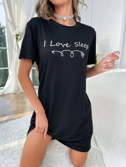 Slogan Design Nightdress