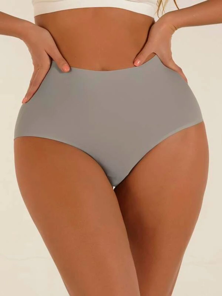 Solid Design Panty Gray