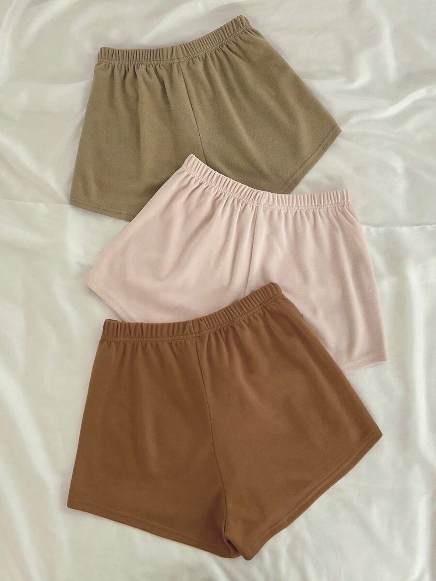 Solid Knot Front Lounge Shorts