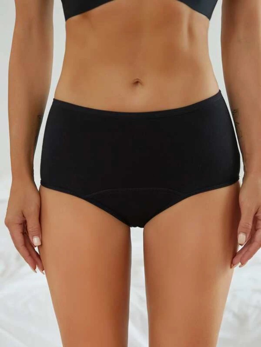 Solid Seamless Panty Black