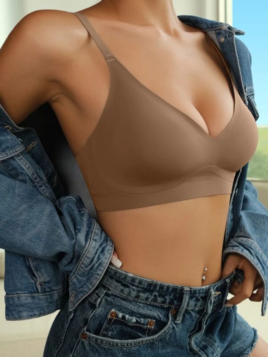 Solid Wireless Design Bra