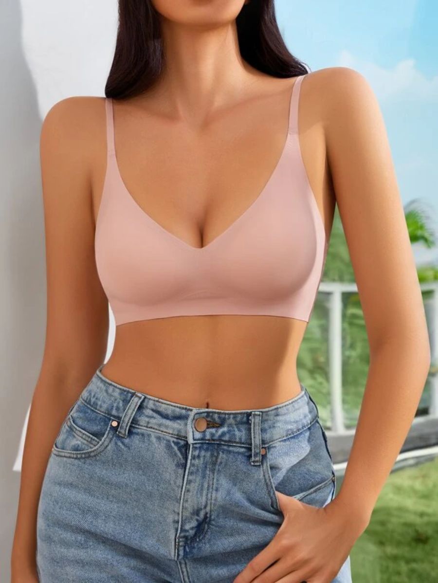 Solid Wireless Design Bra