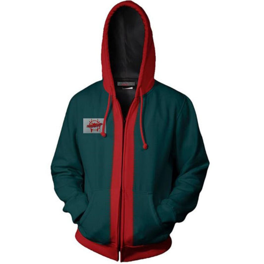 Spider-Verse Miles Morales Zip Up Hoodie 3XL