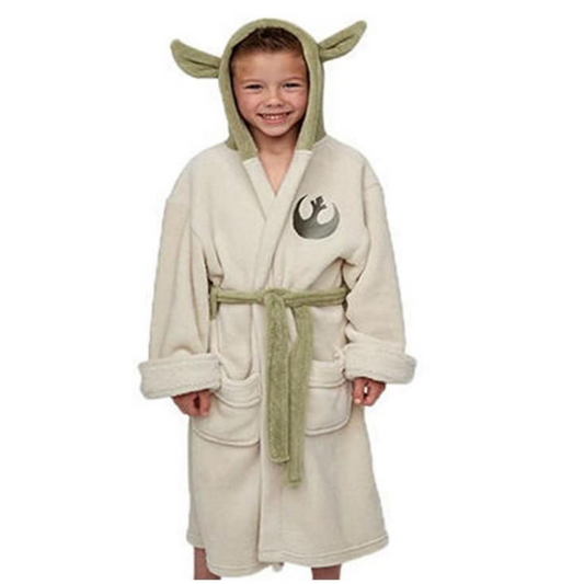 Star Wars Yoda Jedi Fleece Bathrobe One Size