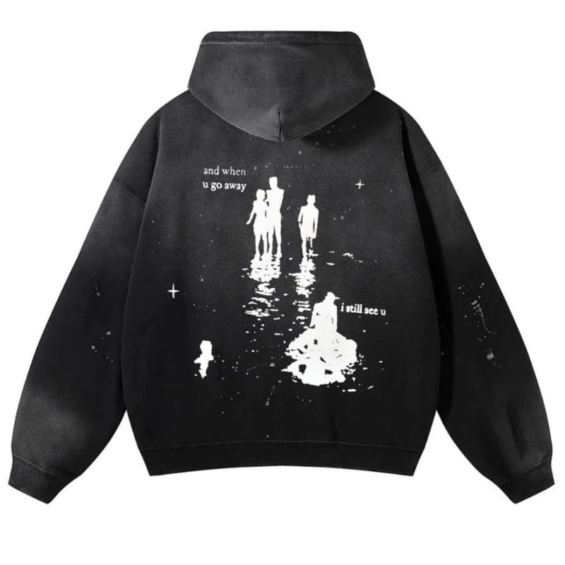 Stellar Night Sky Graphic Hoodie