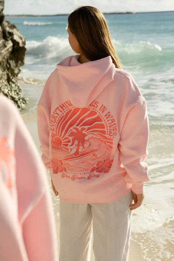 Sunset Glow Oversized Hoodie