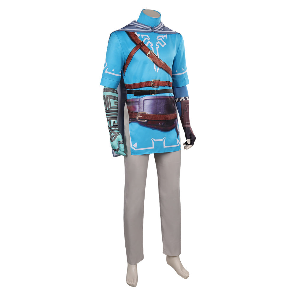 Tears Of The Kingdom Link Cosplay Print Costume