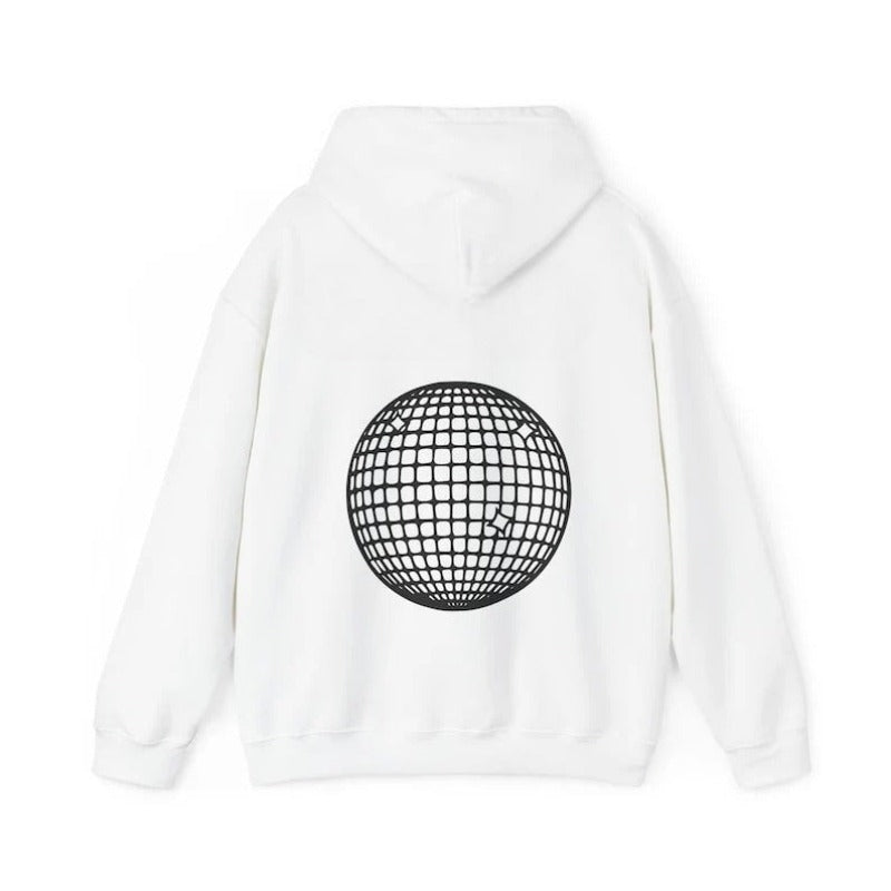 The Cozy Haven Hoodie White And Black