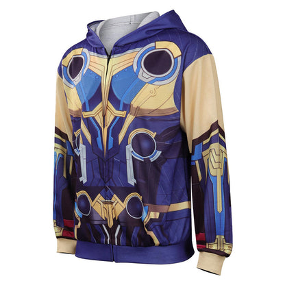 Thor 4 Printed Hoodie Cosplay Costume