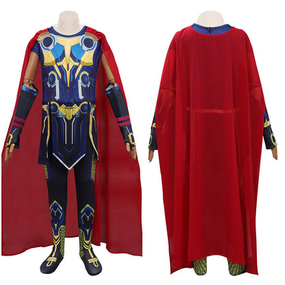 Thor Cosplay Costume With Cloak For Kids XXL