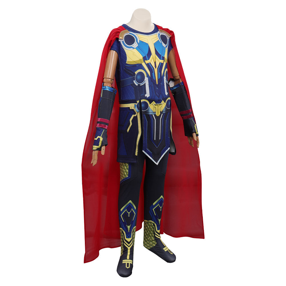 Thor Cosplay Costume With Cloak For Kids