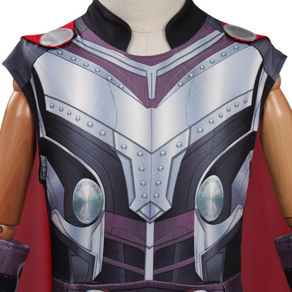 Thor Cosplay Costume With Cloak For Kids