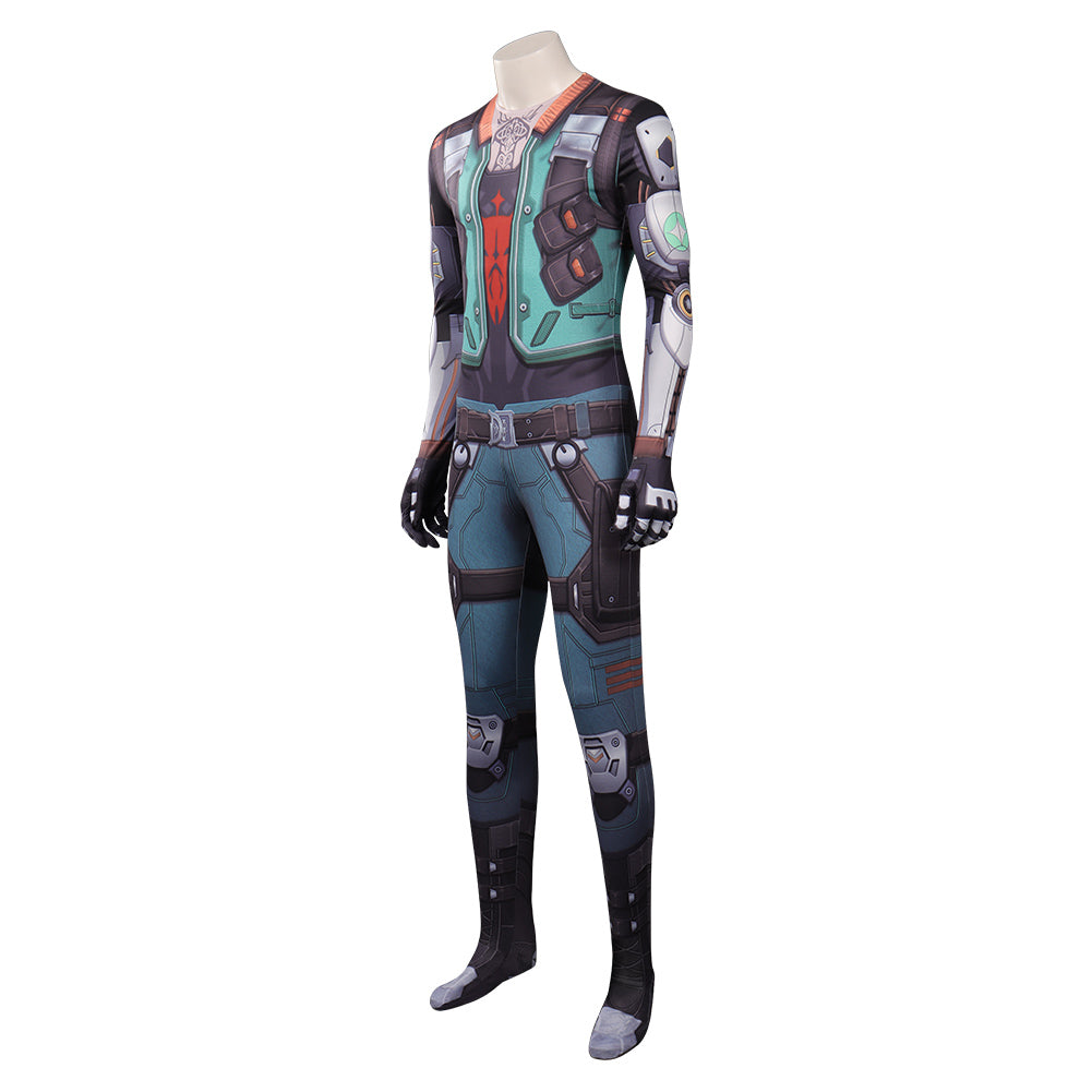 Valorant Breach Cosplay Costume Carnival Party Suit