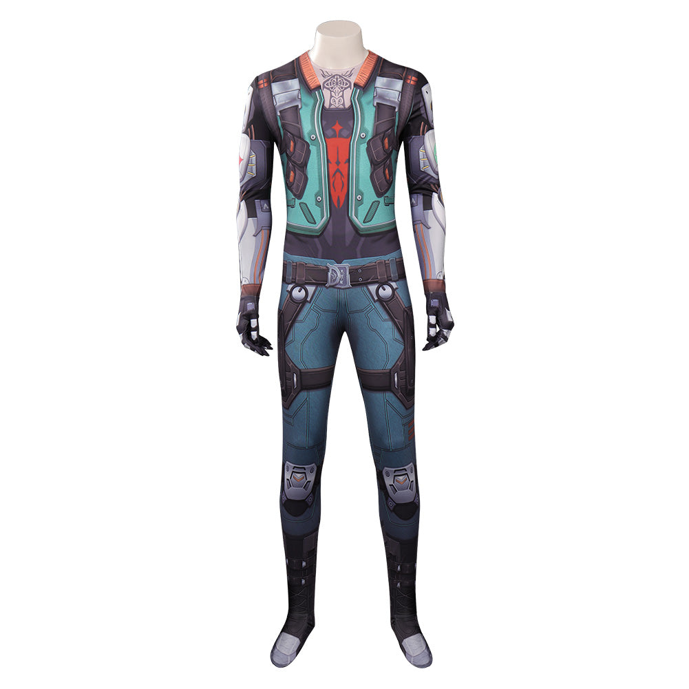 Valorant Breach Cosplay Costume Carnival Party Suit