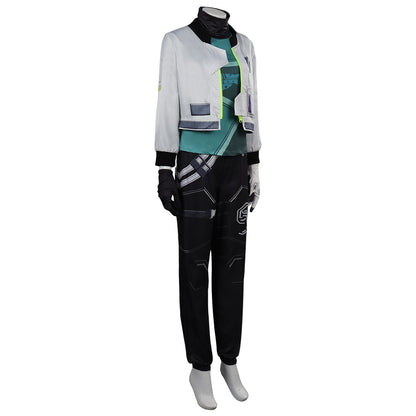 Valorant Deadlock Cosplay Costume Suit Set