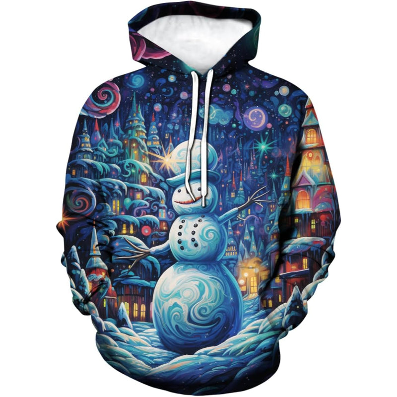 Vibrant Christmas Design Hoodie 6XL