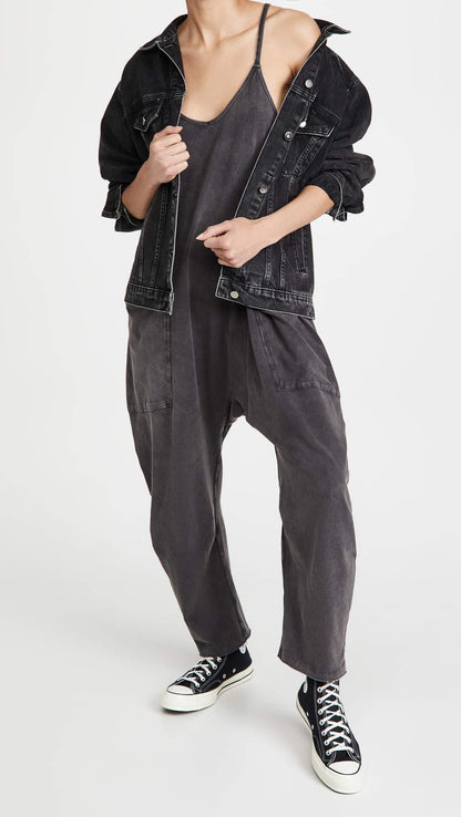 Wide Leg Jumpsuit With Pockets