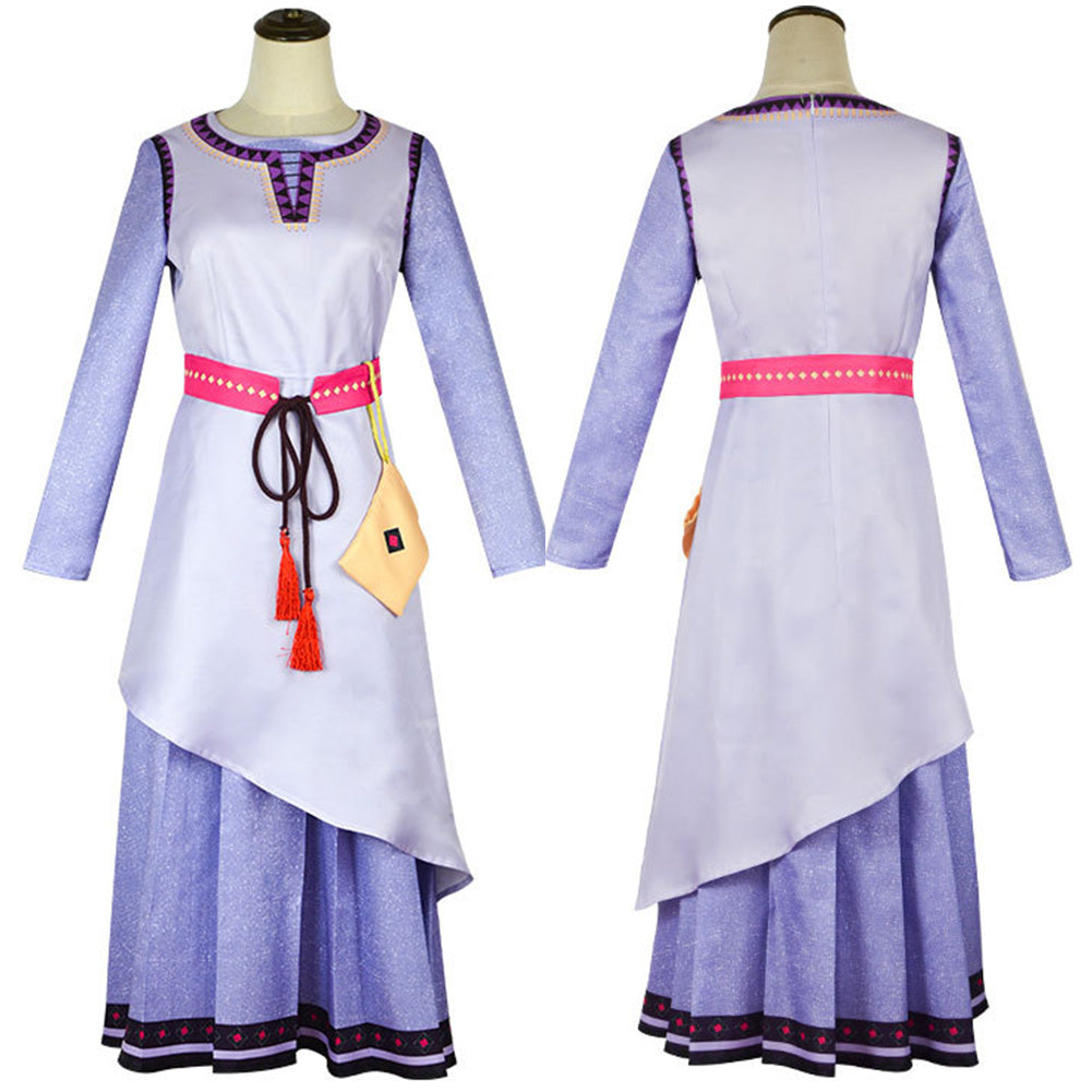 Wish Asha Cosplay Costume Dress
