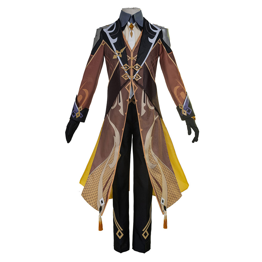 Zhongli Cosplay Costume Outfits XL