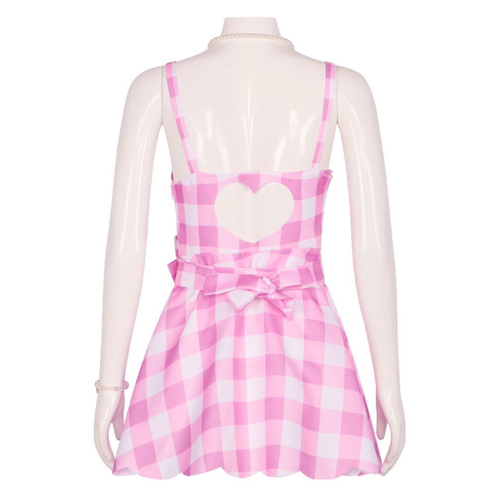 Plaid Cosplay Beach Dress Cosplay Costume