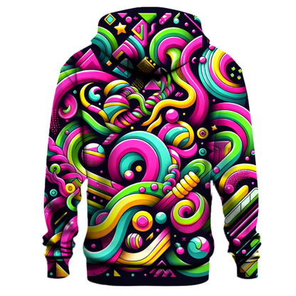 Electric Pop Patterns Hoodie