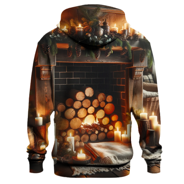 Rustic Christmas Hearth Hoodie