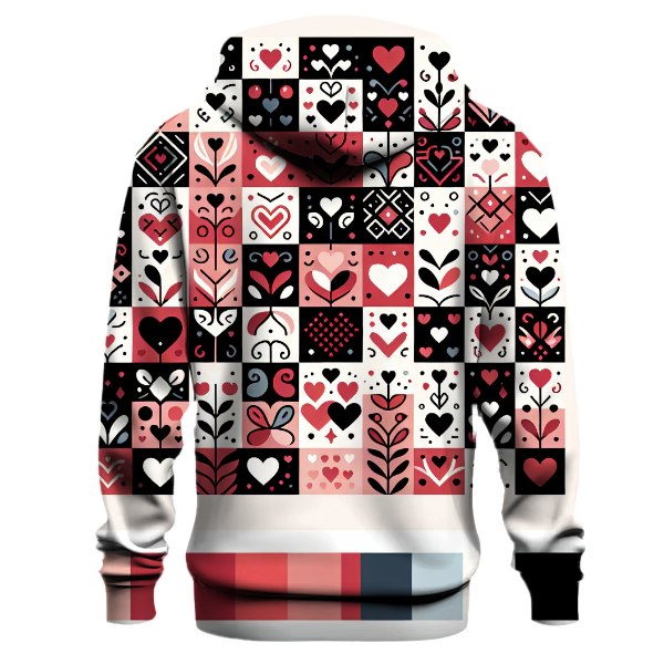 Groovy Checkered Love Hoodie