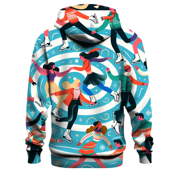 Twirling Ice Skaters Hoodie Hoodie Styles