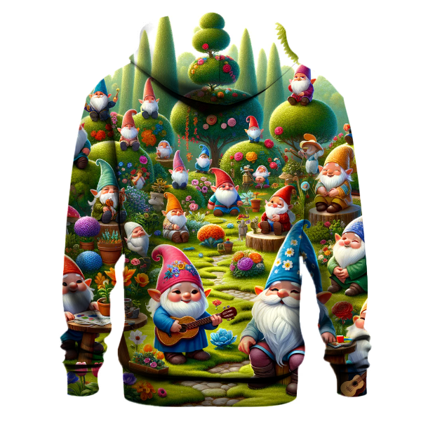 Charming Whimsical Gnomes Hoodie