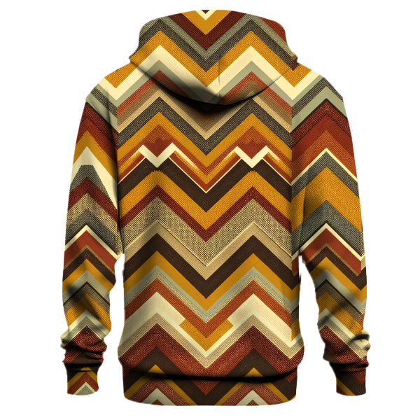 Rustic Chevron Comfort Hoodie Zip-up Hoodies