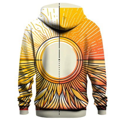 Golden Sunrise Radiance Hoodie