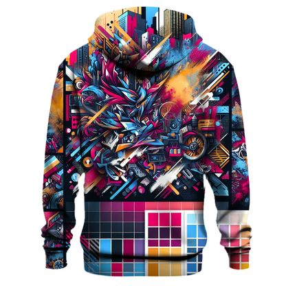 Urban Graffiti Groove Hoodie