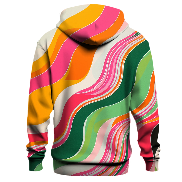 Groovy Abstract Lines Hoodie