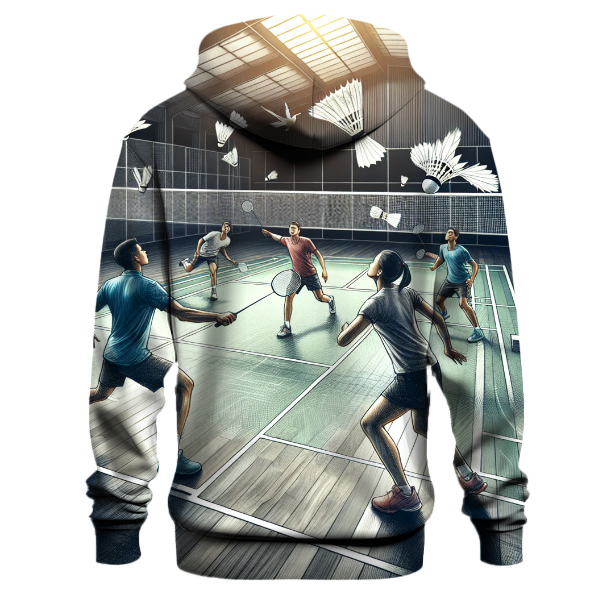 Badminton Shuttle Flight Hoodie