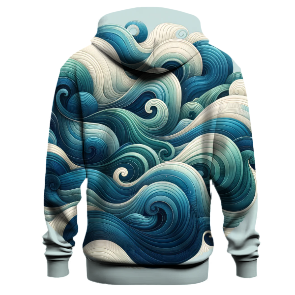 Ocean Wave Patterns Hoodie