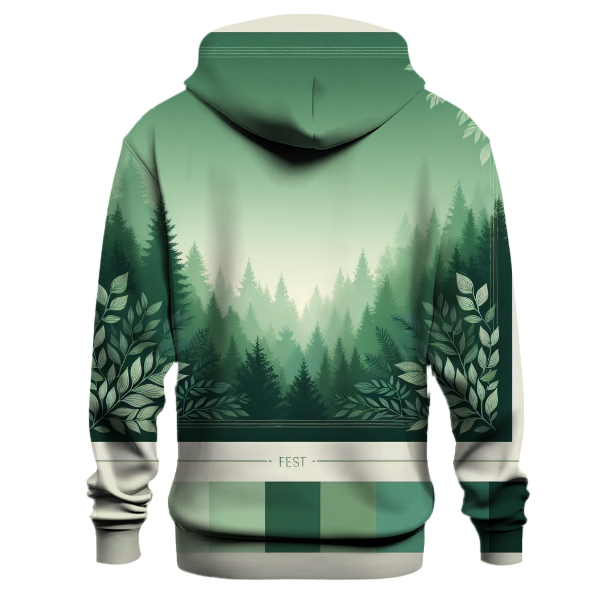 Forest Mist Ombre Hoodie