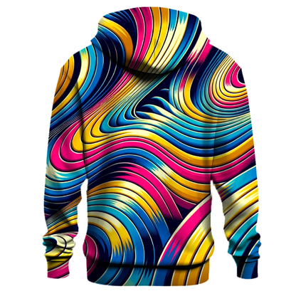 Retro Wave Patterns Hoodie