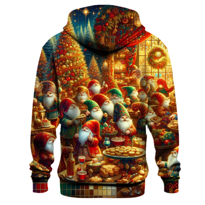 Gnomes Celebrate Christmas Hoodie