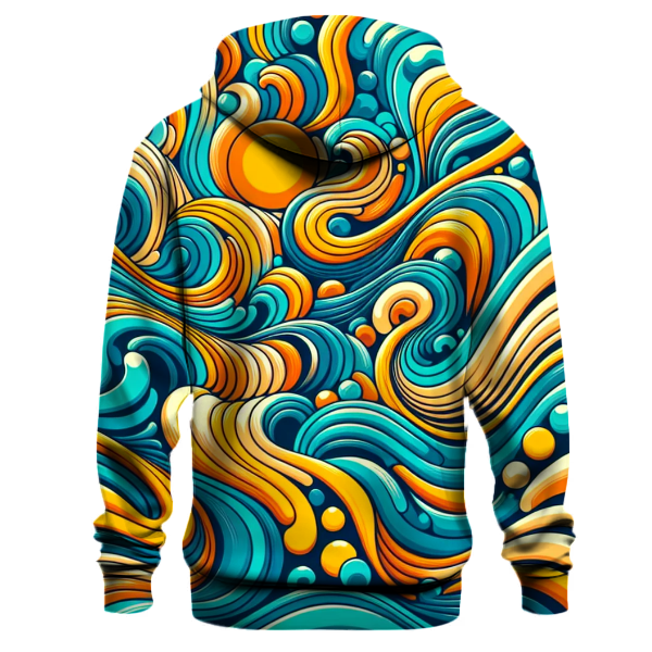 Funky Groovy Waves Hoodie