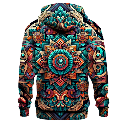 Retro Kaleidoscope Dreams Hoodie