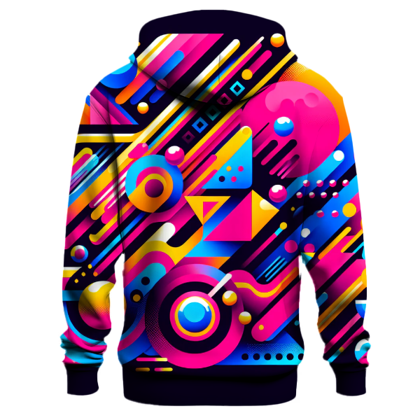 Dynamic 80s Shapes Hoodie