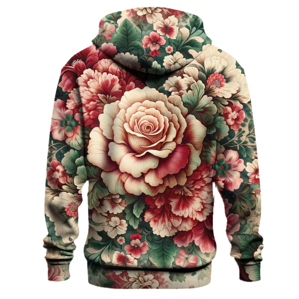 Vintage Rose Petal Hoodie