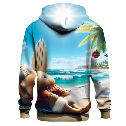 Santa's Beach Getaway Hoodie