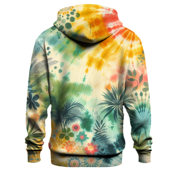 Pineapple Paradise Tie-Dye Hoodie