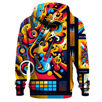 Colorful Retro Melodies Hoodie