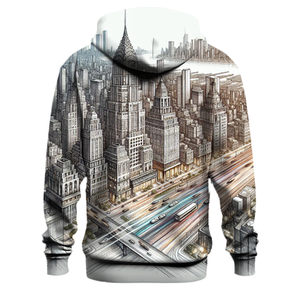 Modern Cityscape Hoodie