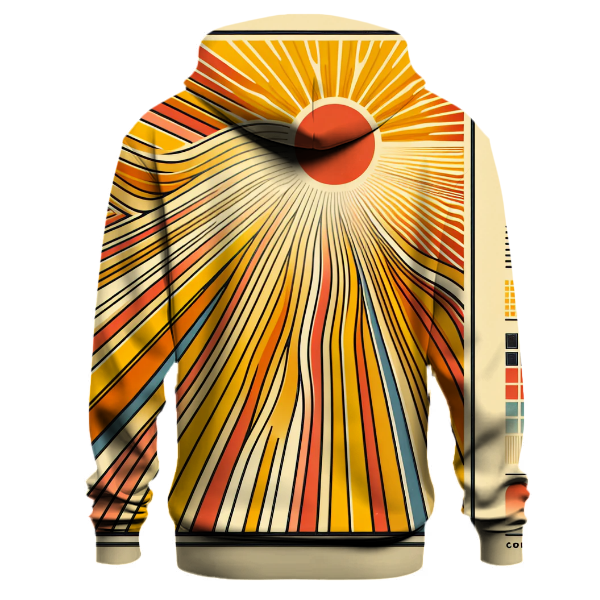 Retro Sunshine Stripes Hoodie