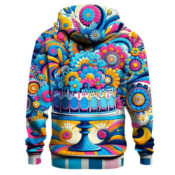 Funky Floral Explosion Hoodie